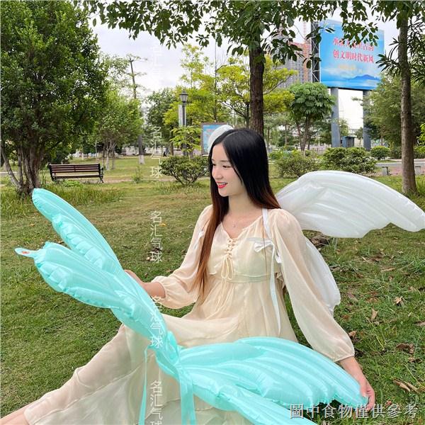 Bong Bóng Cánh Bướm / Cánh Thiên Thần Bằng Màng Nhôm Trang Trí Tiệc Sinh Nhật Cho Bé