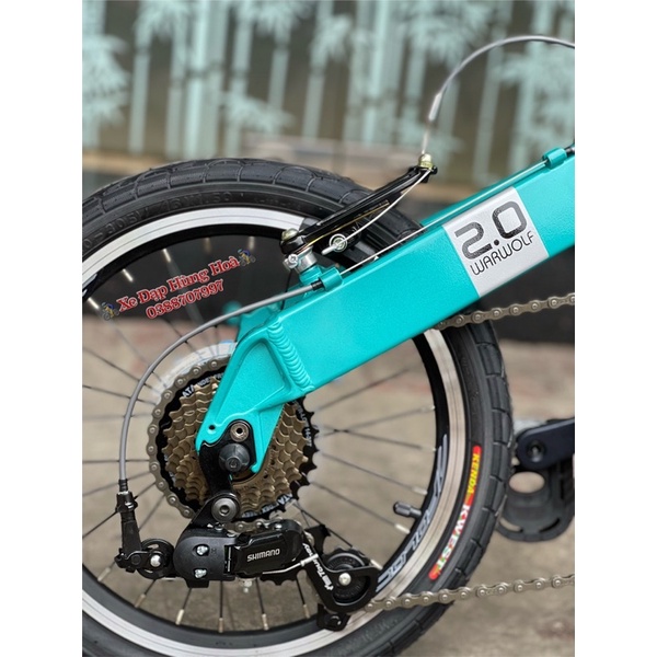 Xe Đạp Gấp Trinx Warwolf 2.0 -2023 Bánh 16"inch Siêu Gọ Nhẹ