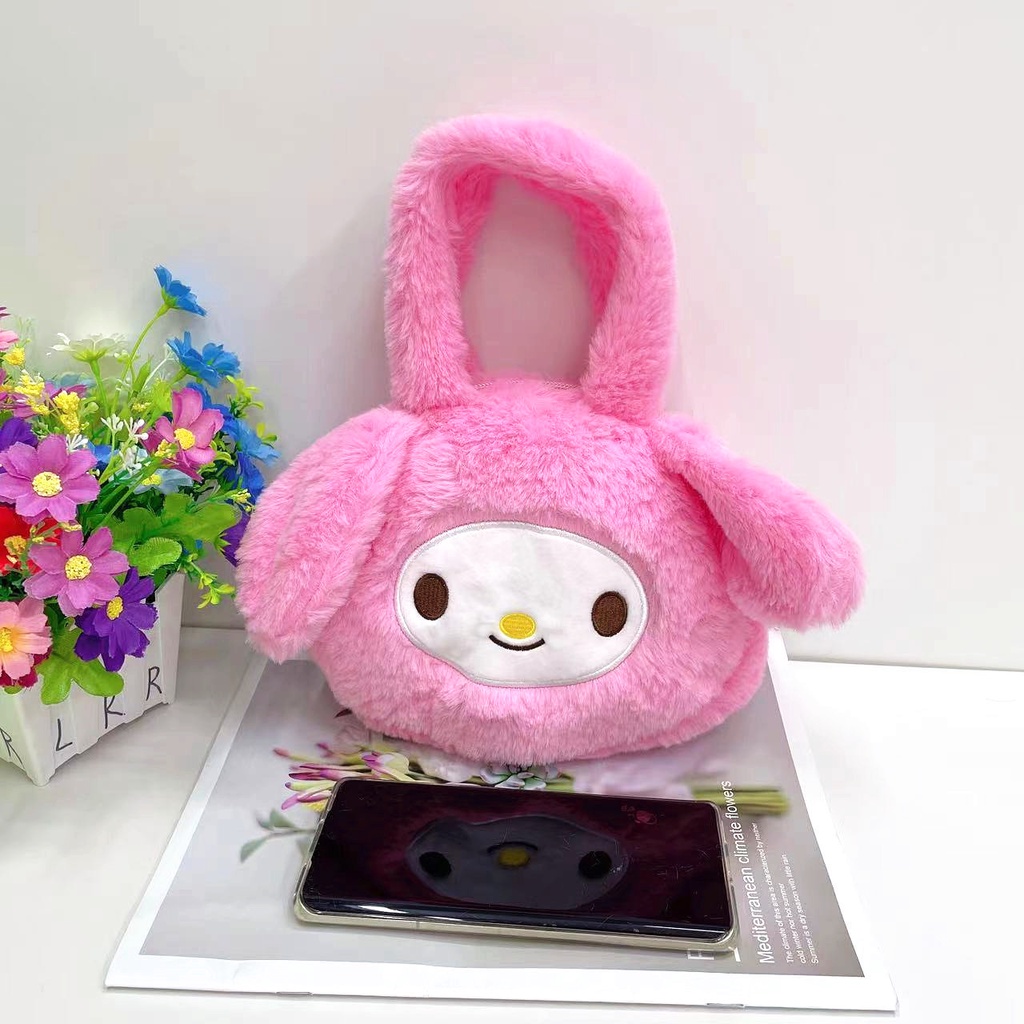 SANRIO Túi Đeo Vai Cỡ Lớn In Họa Tiết Hoạt Hình Dễ Thương