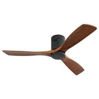  Quạt trần 3 cánh gỗ hiện đại,động cơ DC 6 tốc độ gió decor phòng khách-phòng ngủ có điều khiển từ xa 