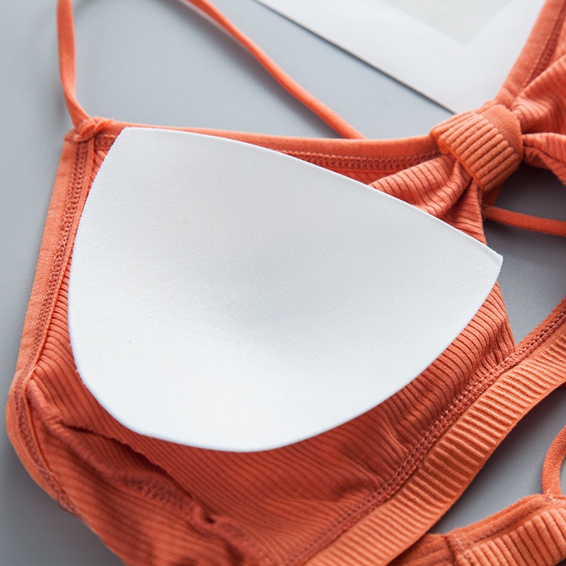 Áo Ngực Không Gọng Mềm Mại Thoáng Khí Chống Sốc Không Đường May Gợi Cảm Cho Nữ