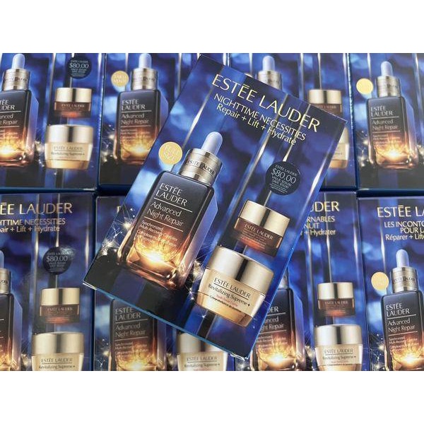 (Mẫu mới 2022) Set dưỡng da Estee Lauder gồm 3 món hot nhất