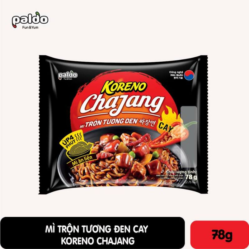 Combo 20 gói mì trộn ăn liền Otoki (Xốt tương đen, Yeul Gà Cay, Tương đen vị bò, BBQ vị bò)