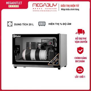 Tủ chống ẩm máy ảnh 20 lít Nikatei NC-20C Silver Plus,Tủ hút ẩm máy ảnh 20l 1 ngăn có xốp chống nước tiết kiệm điện
