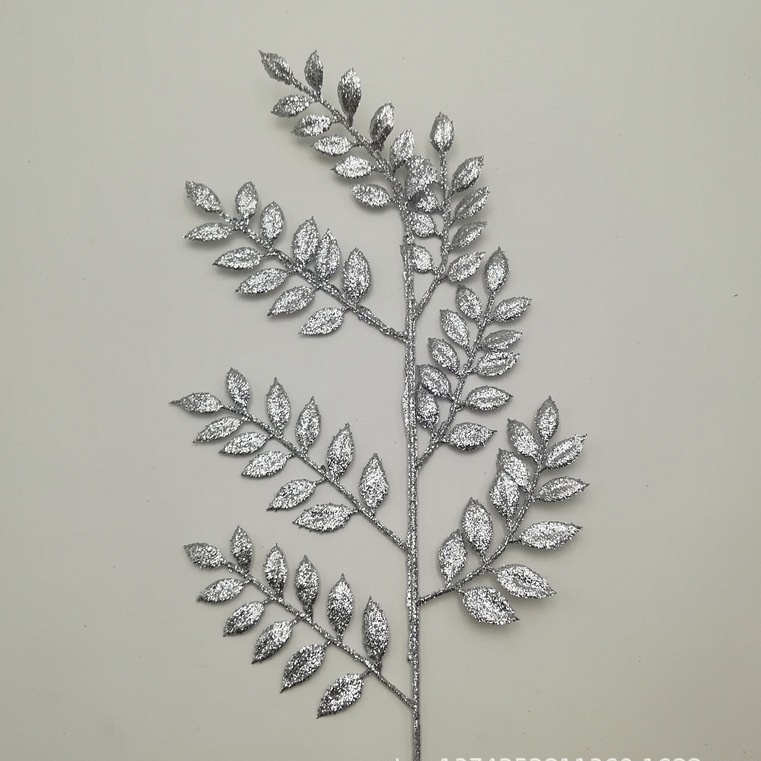 Lá me phủ nhũ kim tuyến làm oản, làm tháp bánh tháp nước tài lộc, giỏ quà Tết TT05