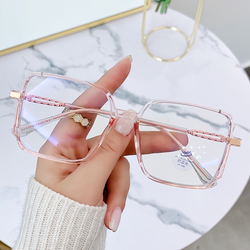 Kính Mát Gọng Vuông TR90 Chống Bức Xạ Cho Nam Nữ