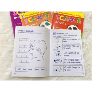 Sách - Preschool Science - bộ 4 cuốn