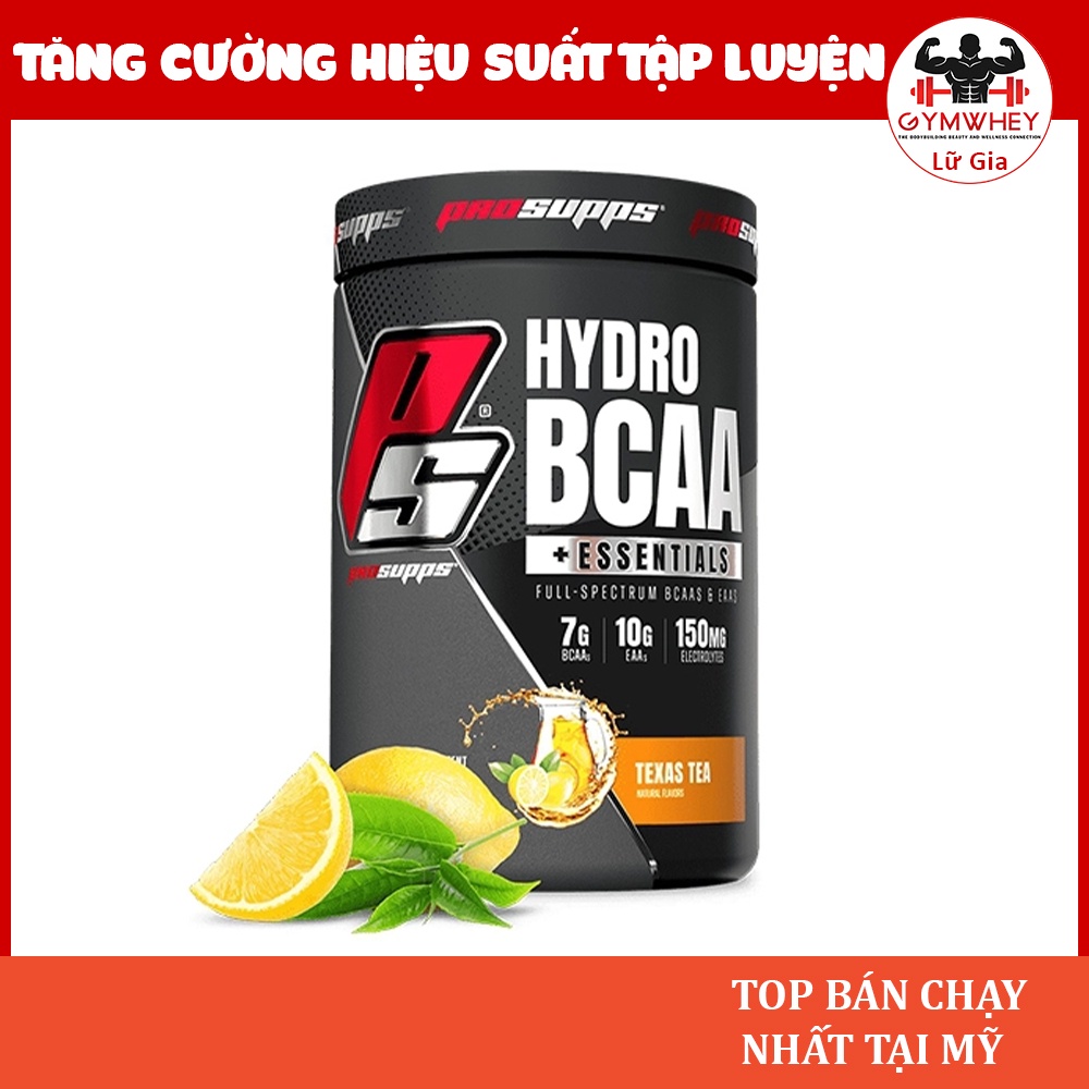 ProSupps Hydro BCAA Tăng Cường Hiệu Suất Tập Luyện, Tổng Hợp Protein Phát Triển Cơ Bắp 30 Ser