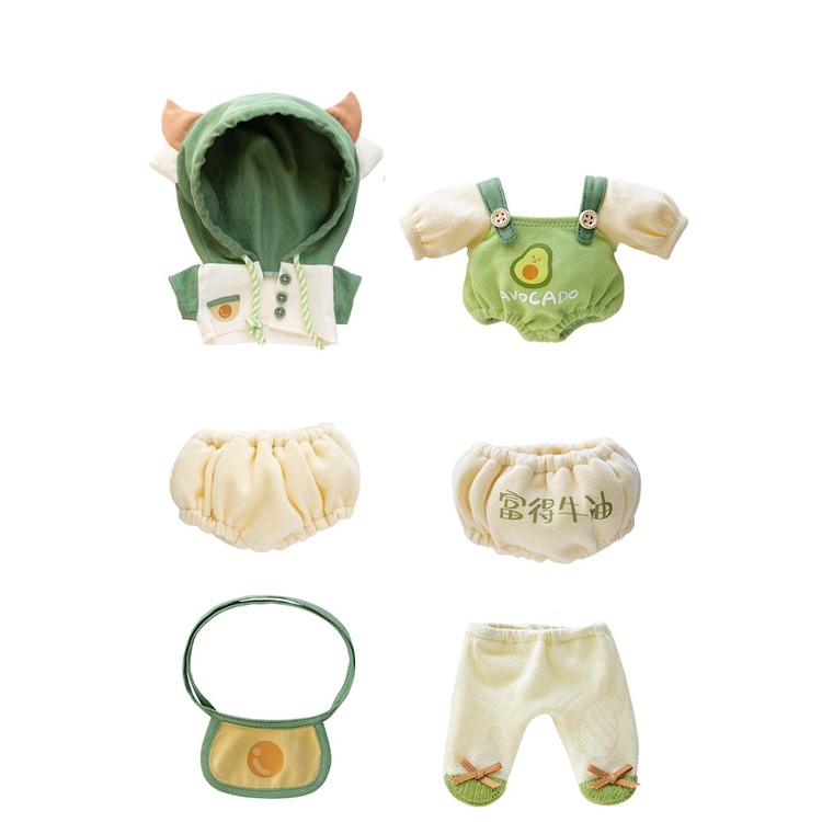 Búp bê không thuộc tính Chúc Quang & Bé Bơ & Hoa Lan 20cm