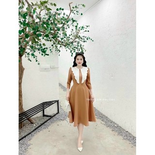 (SHOP NÀNG BÉO BIGSIZE 50KG ĐẾN 90kg) đầm xoè tay lở dự tiệc