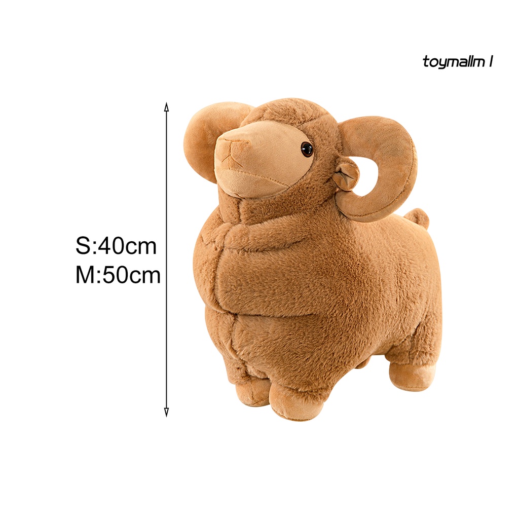 Đồ chơi nhồi bông Hình Con Dê 40 / 50cm Mềm Mại Trang Trí Nhà Cửa