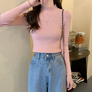 Áo Len Tăm Cổ 3 Phân Chất Liệu len mềm min