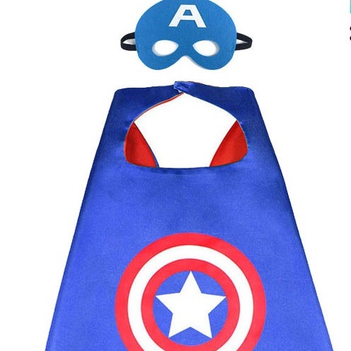 Đồ chơi Áo Choàng Khiên Găng bắn đĩa Đội trưởng Mỹ Captain America Trẻ Em Hóa trang Siêu nhân siêu anh hùng