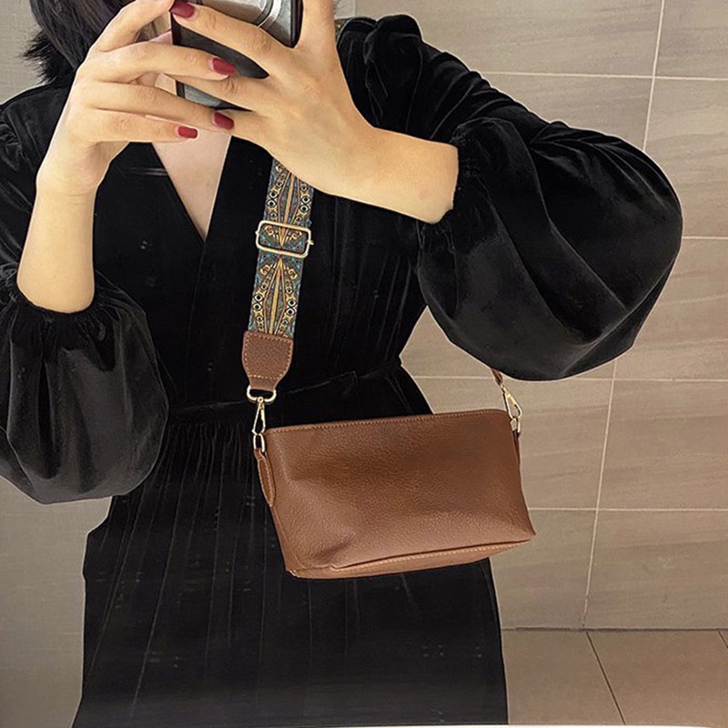 MISCHA Túi Đeo Chéo Hình Vuông Cỡ Nhỏ Thiết Kế Đơn Giản Thời Trang Mùa Thu Cho Nữ