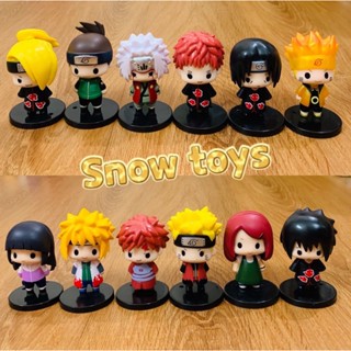  Mô hình Naruto - Naruto Lục đạo Minato Sasuke Itachi Gaara Hinata Jiraiya Sasori Shikamaru Kushina Deidara - Cao 7~8cm 
