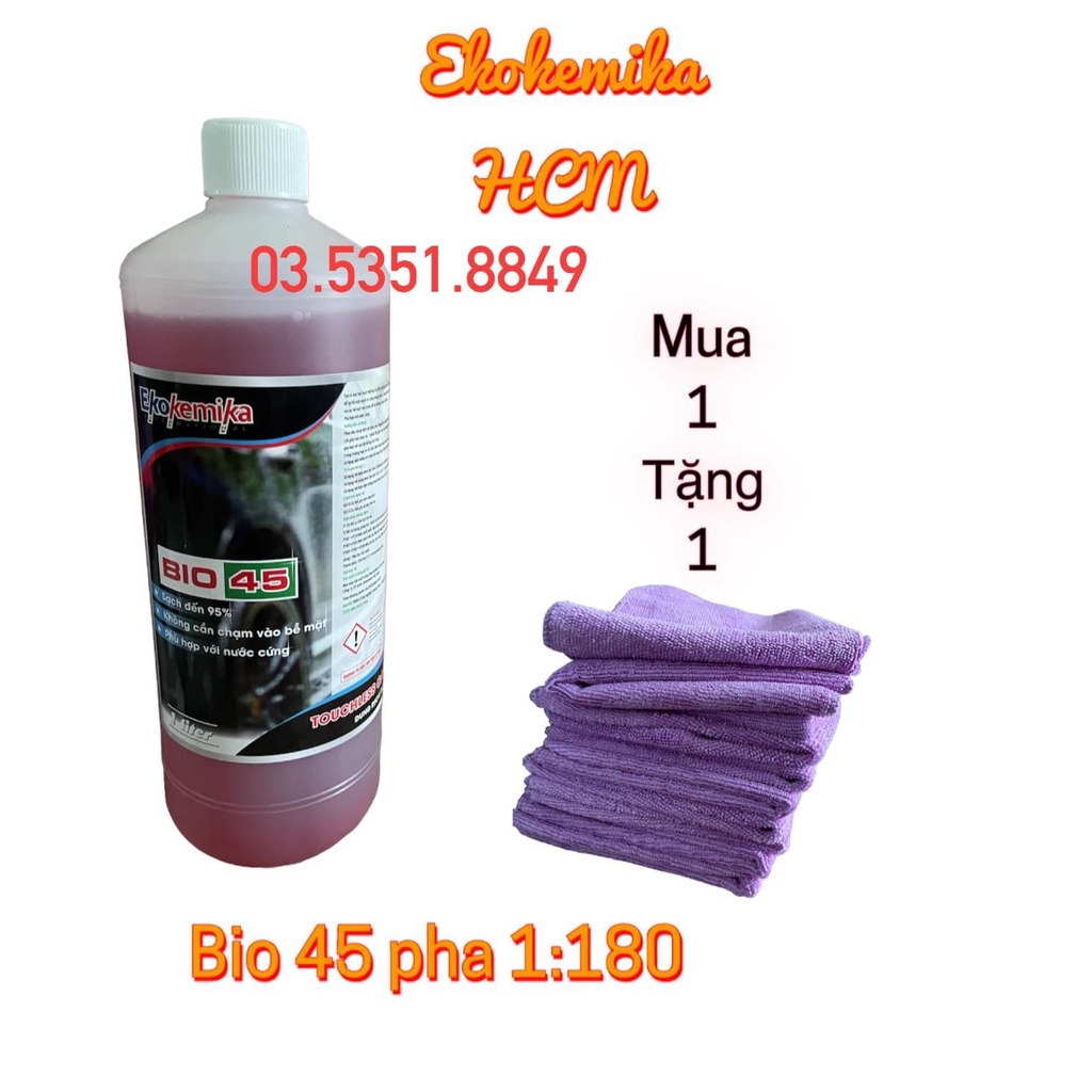 DUNG DỊCH RỬA XE KHÔNG CHẠM BIO 45