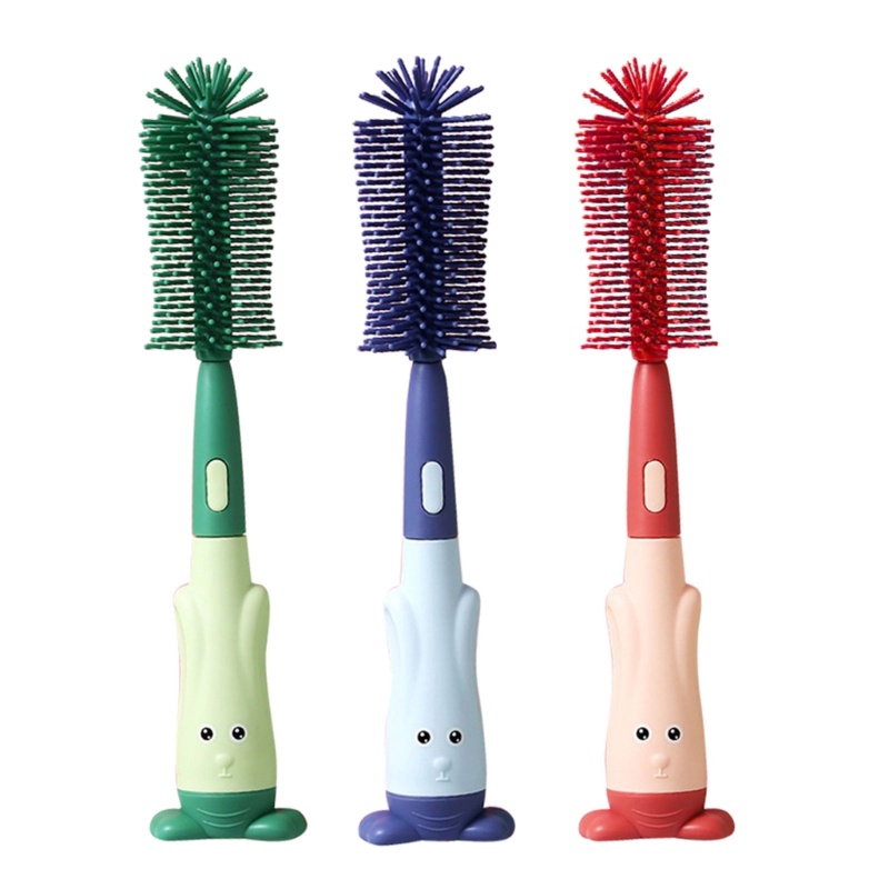 Bộ Dụng Cụ Vệ Sinh Bình Sữa Em Bé 3 Trong 1 Có Thể Xoay 360 Độ Tiện Dụng° Dụng Cụ Vệ Sinh Nhà Cửa / Du Lịch Tiện Dụng
