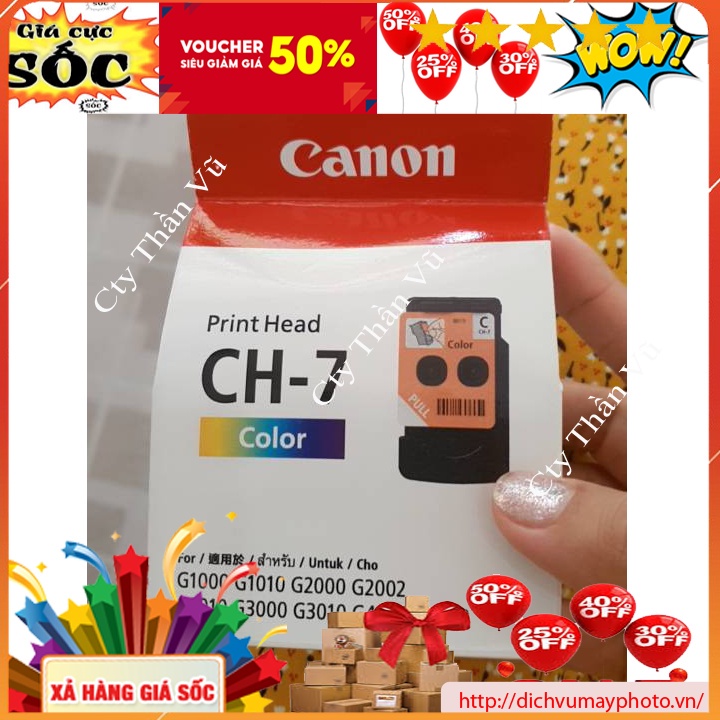 Đầu phun mới cho máy in Canon G1000/ G1010 G2000 G2010 G3000 G3010 hàng chất lượng tốt Kholinhkienmayin