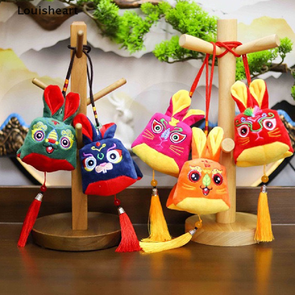 Louisheart Thỏ Nhồi Bông Thiết Kế Phong Cách Trung Hoa Xinh Xắn