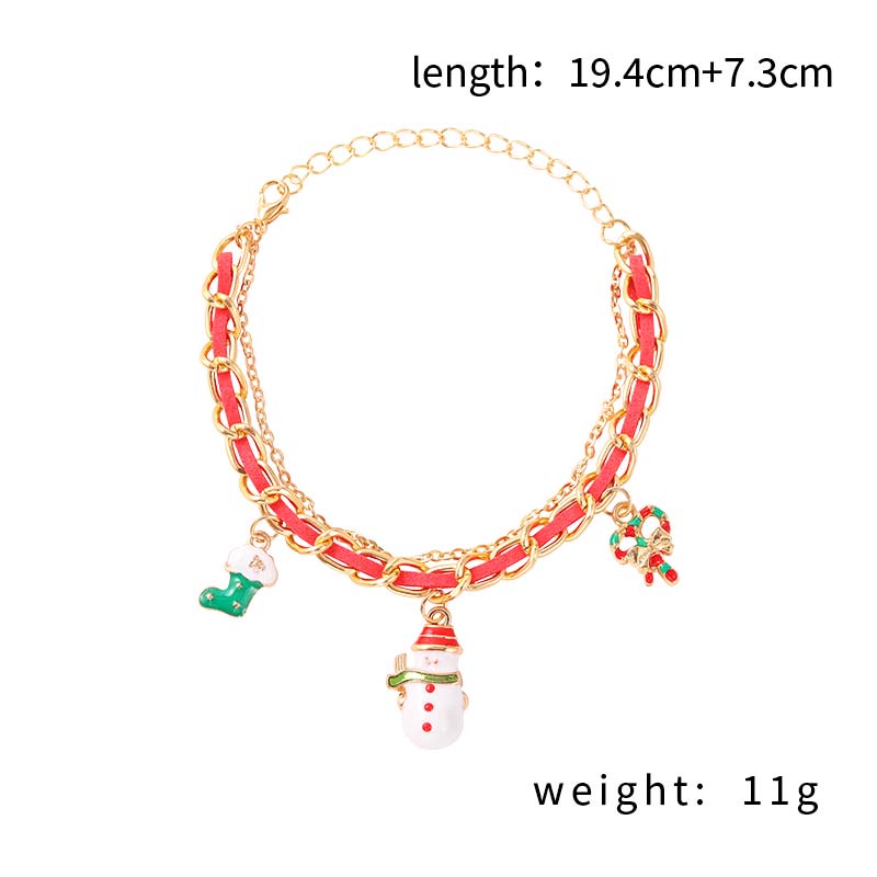 Vòng Đeo Tay Họa Tiết Giáng Sinh Thời Trang Dễ Thương Bắt Mắt