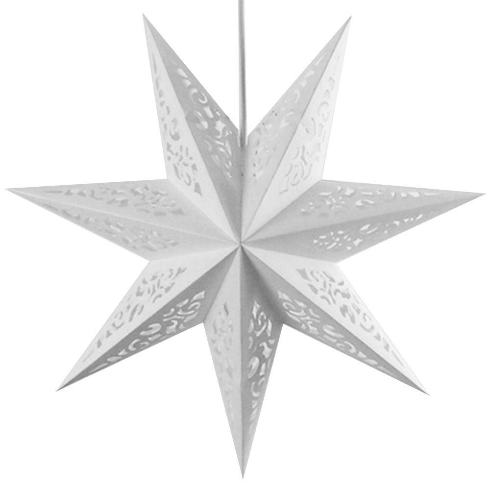 YVE Chụp Đèn Bằng Giấy Họa Tiết Ngôi Sao Dùng Trang Trí Giáng Sinh / Lễ
