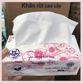 Giấy ăn lụa, giấy rút 3 lớp gói 300 tờ Giấy ăn lụa
