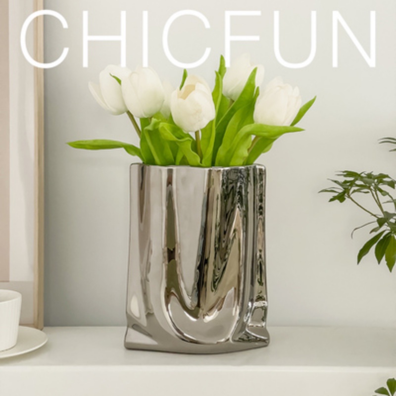 1 Bó Hoa Tulip Nhân Tạo Trang Trí Nhà Cửa