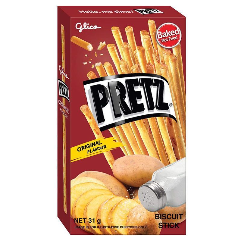 Bánh Que Glico Pretz Vị Truyền Thống Hộp 31G