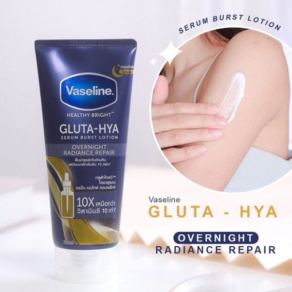 Sữa Dưỡng Thể Trắng Da Vaseline Healthy Bright Gluta-Hya Serum Burst Lotion 10X