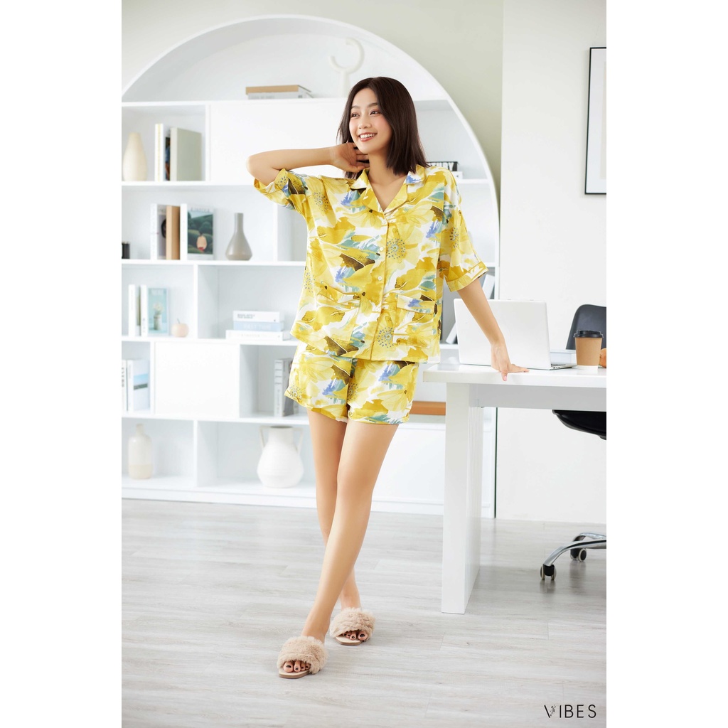 VIBES Đồ Bộ Pijama ngắn Mira Py Set
