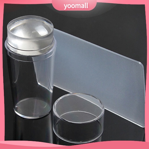 Bộ Dụng Cụ in Hình Trang Trí Móng Tay 2 Trong 1