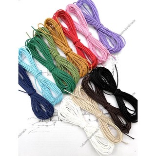 Dây sáp đài loan chống thấm nước 1,5mm tết vòng, dây đeo làm handmade