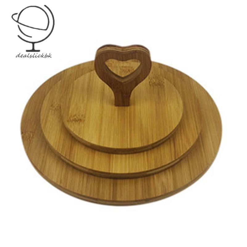 Khay Gỗ 3 Tầng Trưng Bày Bánh Kẹo Trái Cây Sắp Xếp Gọn Gàng Cho Nhà Bếp / Tiệc Cướ