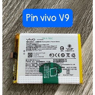 Pin vivo v9 model b-d9 zin dung lượng 3260mah