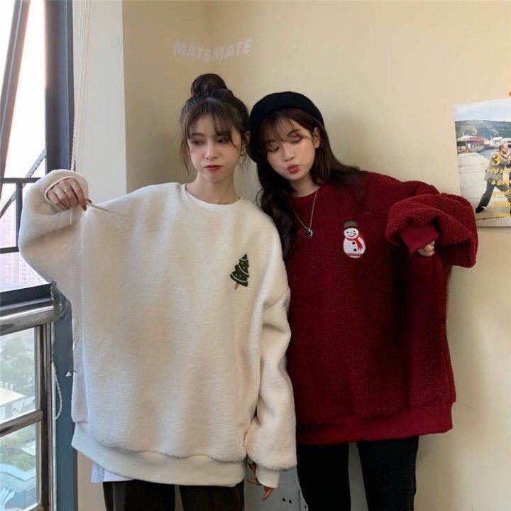 Áo Khoác Lông Tim Nữ Siêu Hót Trend Mẫu Mới Unisex