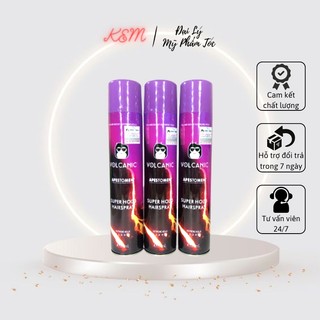Gôm xịt tóc volcanic + sáp vuốt tóc volcanic siêu thơm và mềm - kem