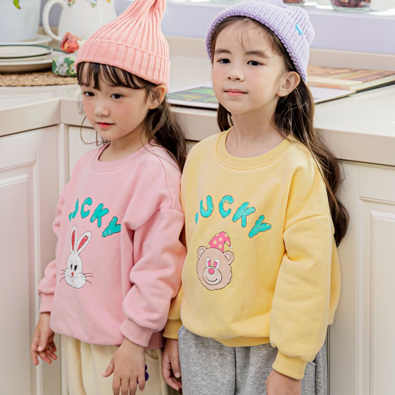 Áo nỉ lót bông Bebezoo cho bé hình hoạt hình BEB4TS208