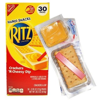[HỘP 30 VĨ] Bánh Ritz chấm phô mai dạng vĩ - Mỹ
