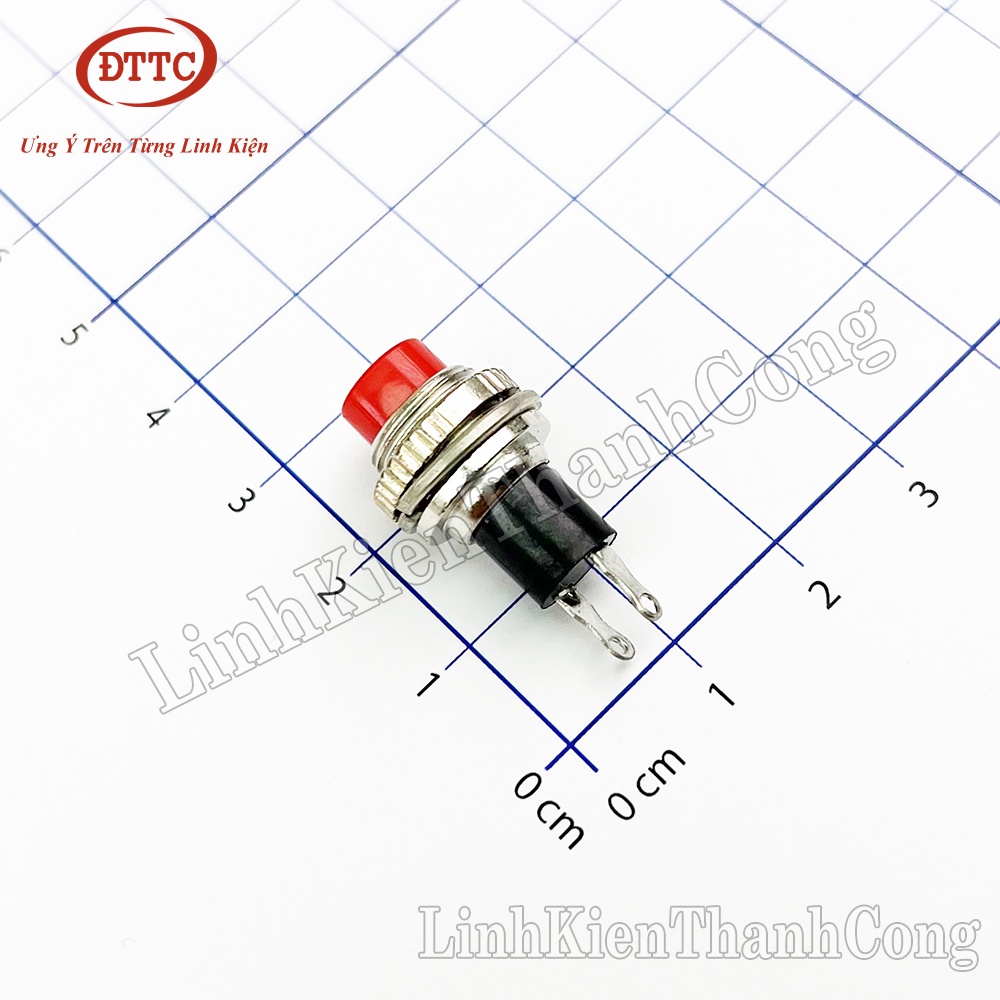 Nút Nhấn Nhả DS-314 10mm Đỏ