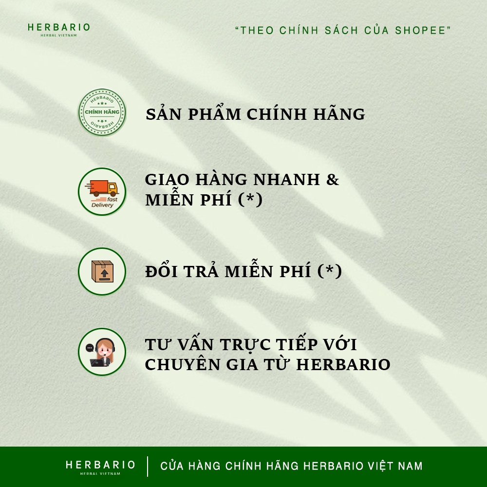 Bộ 2 chai Sữa rửa mặt tạo bọt hoa đậu biếc herbario (100mlx2) sạch bụi bẩn, chống lão hóa da