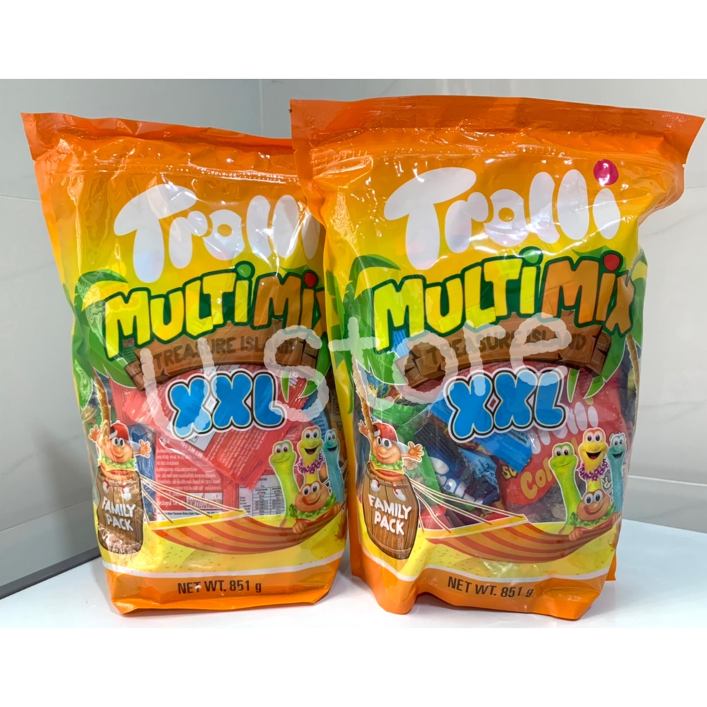 Kẹo dẻo hỗn hợp Trolli multi mix XXL 851g family pack