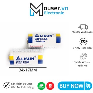 Cặp Pin Máy Ảnh FILM OLYMPUS MJU CR123 CR123A MouserVN