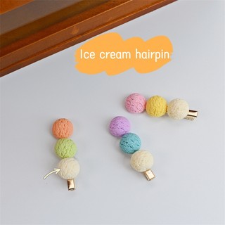 Kẹp tóc hình cây kem dễ thương