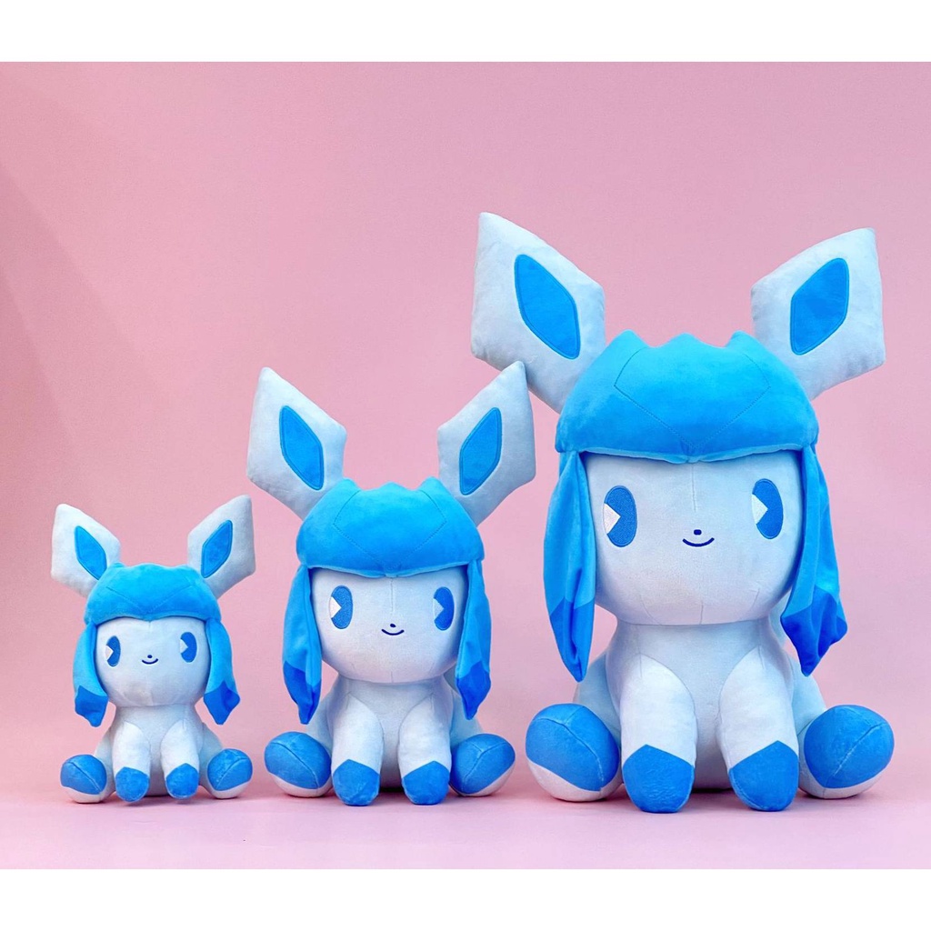 Thú Nhồi Bông Hình Pokemon Larvitar Litten Leafeon Glaceon Sylveon Sylveon 3 Cho Bé