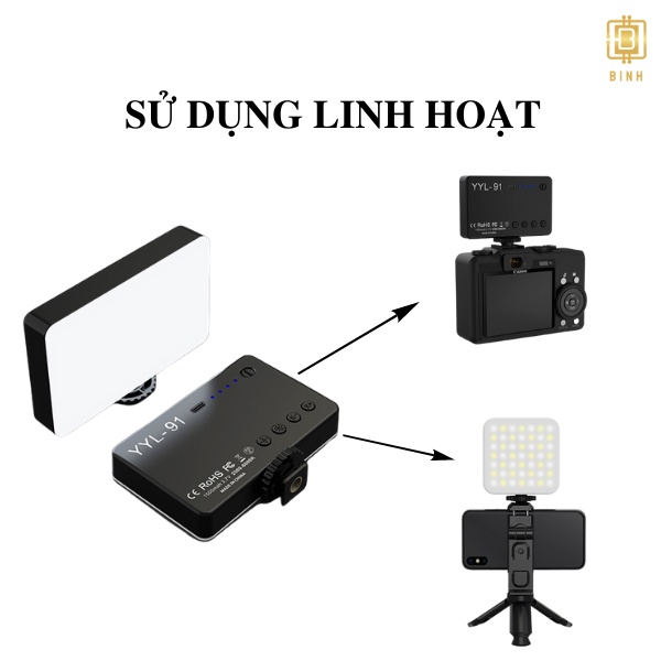 Đèn Led Quay Phim Video Mini Livestream DSLR YYL-91