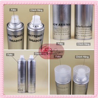 Gôm xịt tóc Butterfly shadow 600ml