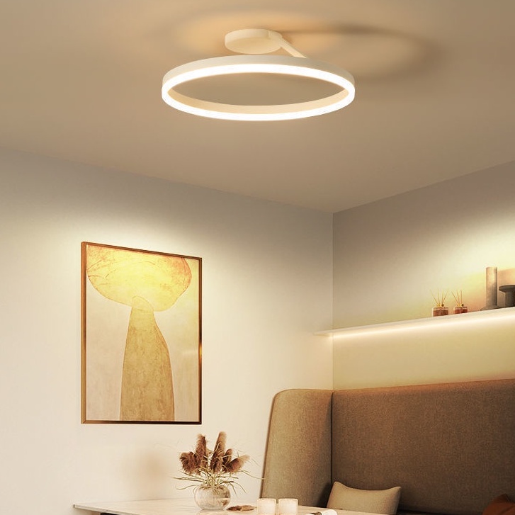 Đèn trần NAFENAI phòng ngủ bóng đèn led phong cách hiện đại tối giản