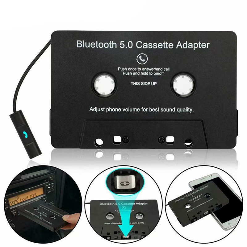 Băng cassette Chuyển Đổi Âm Thanh bluetooth 5.0 Cho aux stereo music cassette