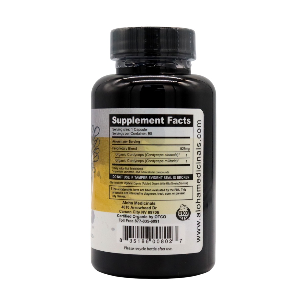Viên Uống Đông Trùng Hạ Thảo Aloha Pure Cordyceps 525mg 90 Viên
