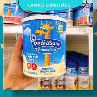 Sữa Pediasure Mỹ hộp 400g vị vani/dâu/socola